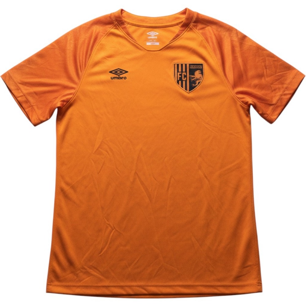 Umbro Manchester MCMXXIV FC Soccer Jersey Orange Mens Small Short Sleeve Shirt